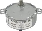 CHANCS TYC-50 Synchronous Motor Turn Table 110V 5-6RPM CCW Flush Shaft 5.5mm