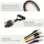 Resistance Bands Elastic Band for Pulling Up Gym Exercise Training 5Color-100LBS
