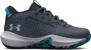 Under Armour Unisex Kids' Pre-School UA Lockdown 6 Basketball Shoes Downpour Gra