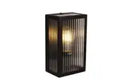 Chicago 1 Light Reeded Glass Outdoor Wall Light