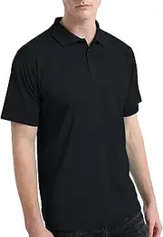 [BIG BEE] Basic Polo Shirt Short Sleeve, Cool Dry Solid Colour Classic Fit