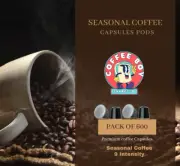 600 Pack Coffee Capsules Pods - Seasonal Espresso Flavored, Nespresso Compatible