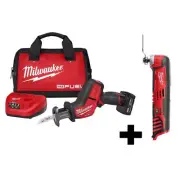 12-Volt Lithium-Ion Brushless Cordless Reciprocating Saw Kit with Multi-Tool M12