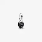 *BRAND NEW* Pandora ME Silver Black Chakra Heart Mini Dangle Charm 793042C01