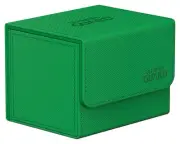 Sidewinder 100+, Deck Box for 100 Double-Sleeved TCG Cards, Green, Magnetic C...
