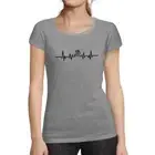 Women's Graphic T-Shirt Organic Bitcoin Heartbeat Btc Hodl Crypto Eco-Friendly