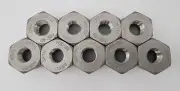 SP114 MB-304 1X3/8 STAINLESS STEEL HEX REDUCING BUSHING (LOT OF 9)