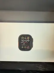 apple watch ultra 2 black titanium new and 7 different color bands included