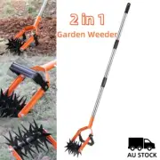 2in1 Garden Weeding Tool Garden Weeder Crumbler Soil Cultivator Tool Soil Mixing