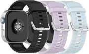 Yienning 3PCS Bands Compatible with Huawei Watch Fit 4/4 Pro Smartwatch Replacement Sport Watch Strap Men Women Wristband for Huawei Watch Fit 3 Band