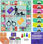 UVVRUR Couple's Board Game, Adults' Erotic Games, Conversation Cards, Playing Cards, Bedroom Games for Couples or Singles, Age 18+