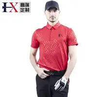在飛比找Yahoo!奇摩拍賣優惠-韓國料高爾夫服裝polo衫男裝衣服短袖男高爾夫運動服golf