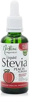 Nirvana Organics Peach Flavour Stevia Liquid 50 ml