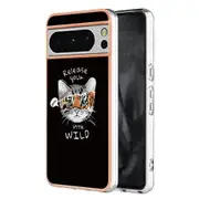 For Google Pixel 8 Pro Case Imd Pattern Anti-scratch Tpu Phone Cover