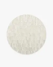 185' Round | Machine Washable Runner Rug | Kid & Pet Friendly | Indoor Rug | Granite Ombre Natural Rug | Ruggable