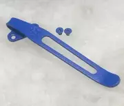 Matte Blue Titanium Deep Carry Pocket Clip For Kershaw Blur 1670 Knife W/Kanji