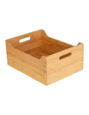 [Little Label Co] Bamboo Storage Large Tub in Brown