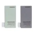 Kevin Murphy Stimulate-Me.Wash 8.4 oz & Stimulate-Me.Rinse 8.4 oz Combo Pack
