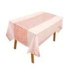 Dot Pattern Plastic Table Decor Picnic Cloth Tablecloth Table Runner Tablecover