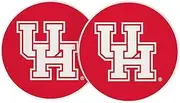 Desert Cactus University of Houston Car Coaster Cougars UH Absorbent Sandstone Car Cup Coasters Set of 2 (Design A)