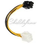 Mini PCI-E 6-Pin Male to PCI-E Express Female Power Extension Cable Adapter Cord