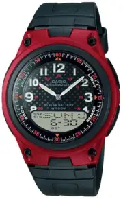 Casio AW-80-4BV Analog Digital Watch 10 Year Battery 30 Page Data World Time New