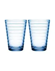 [IITTALA] Aino Aalto Set of 2 Highball Aqua