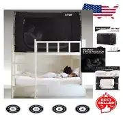 Versatile Bunk Twin Bed Tent with Blackout & Mesh Doors - Ideal for Shared Rooms