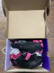 Liv Fera Off-Road Women's Cycling Shoes - Black/Fuchsia - Size 37 (Reg. $100)