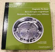 Dritz Longarm Magnetic Pin Bowl, Silver