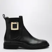 [ROGER VIVIER] Black Viv Rangers Low Boots 40 IT Black