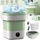 Portable 12L Mini Portable Washing Machine Sock Underwear Folding Camping Travel