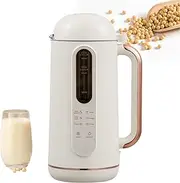 Automatic Nut Milk Maker, Multi-Functional 30Oz/900mL Nut Milk Maker Machine, with Mesh Strainer, Keep Warm, Self Cleaning, for Homemade Almond, Oat, Soy Milk, and Non-Dairy Beverages