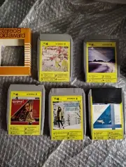 Phase 4, 8 track tapes, decca, 5 tapes