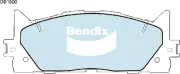 Bendix General CT Front Brake Pad Set for Toyota Aurion GSV50 3.5L 2GR-FE Petrol (for: Toyota)