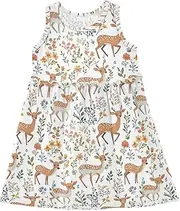 [Caihoyu] Girl Dress Kid Fashion Spring Dresses Summer Active Playwear, Multicolor05, 8 Years