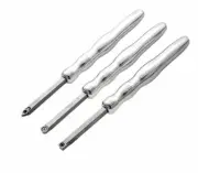 3 Carbide Tipped Mini Simple Start Woodturning Tools (4" Tools w/ 3 - 8" handles