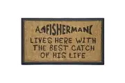 Solemate Catch of His Life 40x70cm Stylish Durable Outdoor Front Doormat