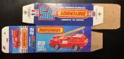 Matchbox Superfast #22 Blaze Buster ‘74-‘76 Type J Repro Box