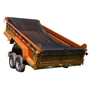 Dump Trailer Tarp Mesh with Grommets/Heavy Duty Heavy duty mesh tarp 7'x18'