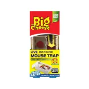 The Big Cheese Live Multi Catch Mouse Trap , Unobtrusive and safe for use around