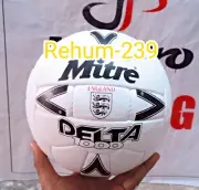 Mitre Delta 1000 Genuine Leather Soccer Ball Football Match Ball Size