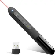 Presentation Clicker, Portable Wireless Presenter Remote, USB Clicker, PPT Co...