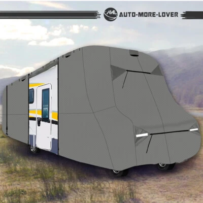 Windproof Camper Cover RV Class C Trailer Camper for 29'-32 Waterproof Anti UV