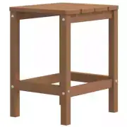 Outdoor Adirondack Table Garden Patio Pool Wooden Side Coffee Stool Bench Brown