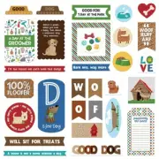 Hot Diggity Dog - Ephemera Die Cuts 30/pk - Photoplay Paper Journal Puppy