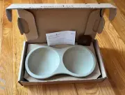 The Pampered Chef Microwave Stoneware Egg Cooker #1372 New In Box