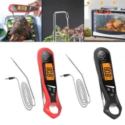 Food Thermometer Calibration & Folding Probe Alarm Setting for Grill Oven