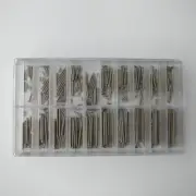 180Pcs Watch Band Clasp Buckle Tube Friction Pins Link 7-26mm Spring Bar 1.2mm