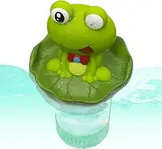 Floating Chlorine Dispenser | Frog Chlorine Basket,Large Capacity Adjustable Release Spa Replacement Parts for Swimming Pool Fit 4 Tabs